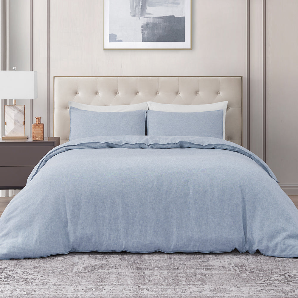 Linen Cotton Blend Duvet Cover Set – DAPU