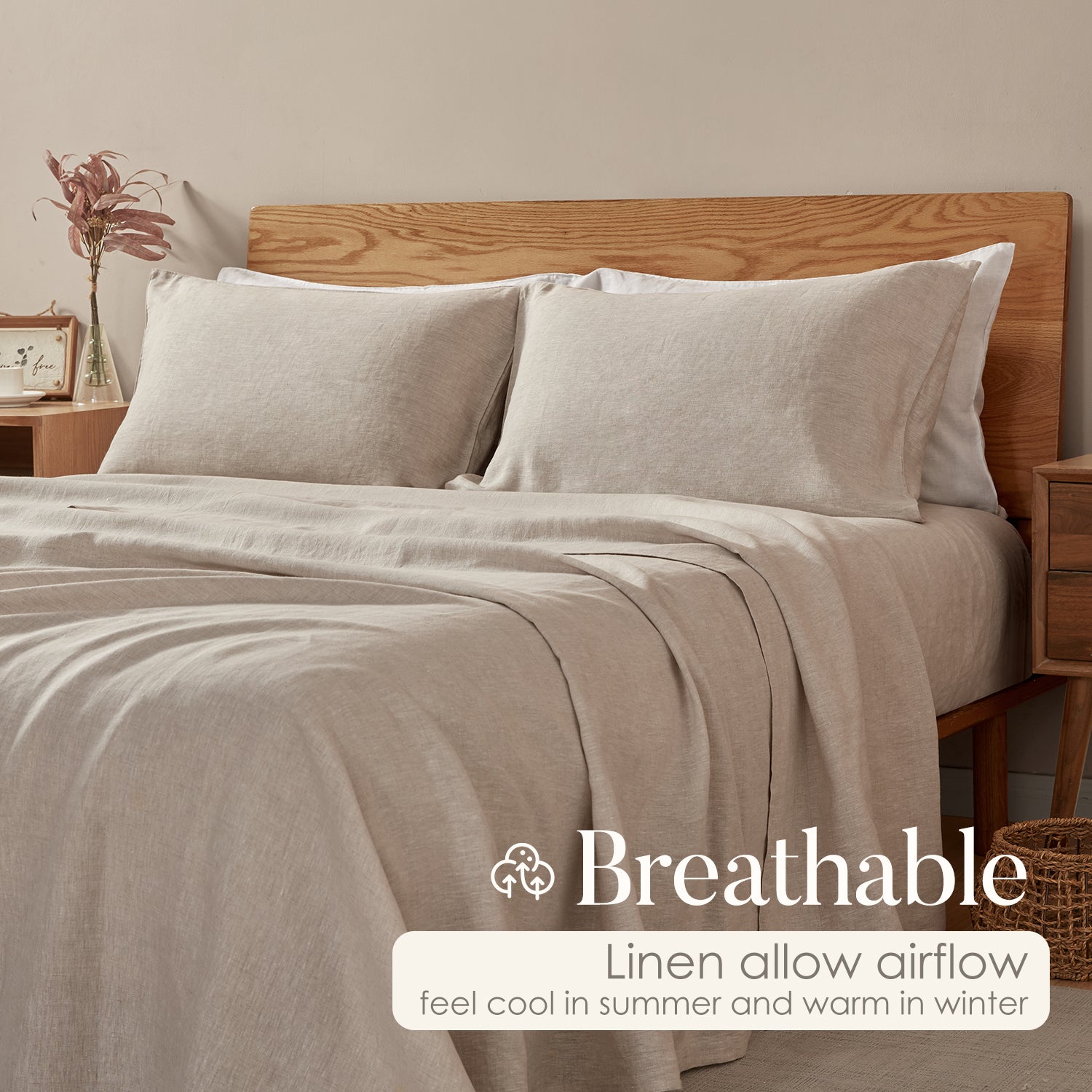 100 % Linen sheets outlet Queen- Gorgeous